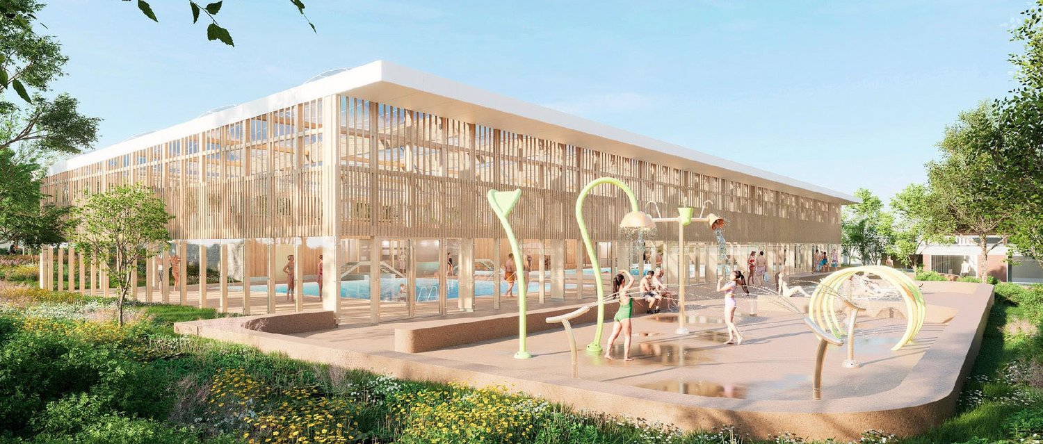 Vues non contractuelles réalisées dans le cadre du concours de maitrise d'oeuvre.