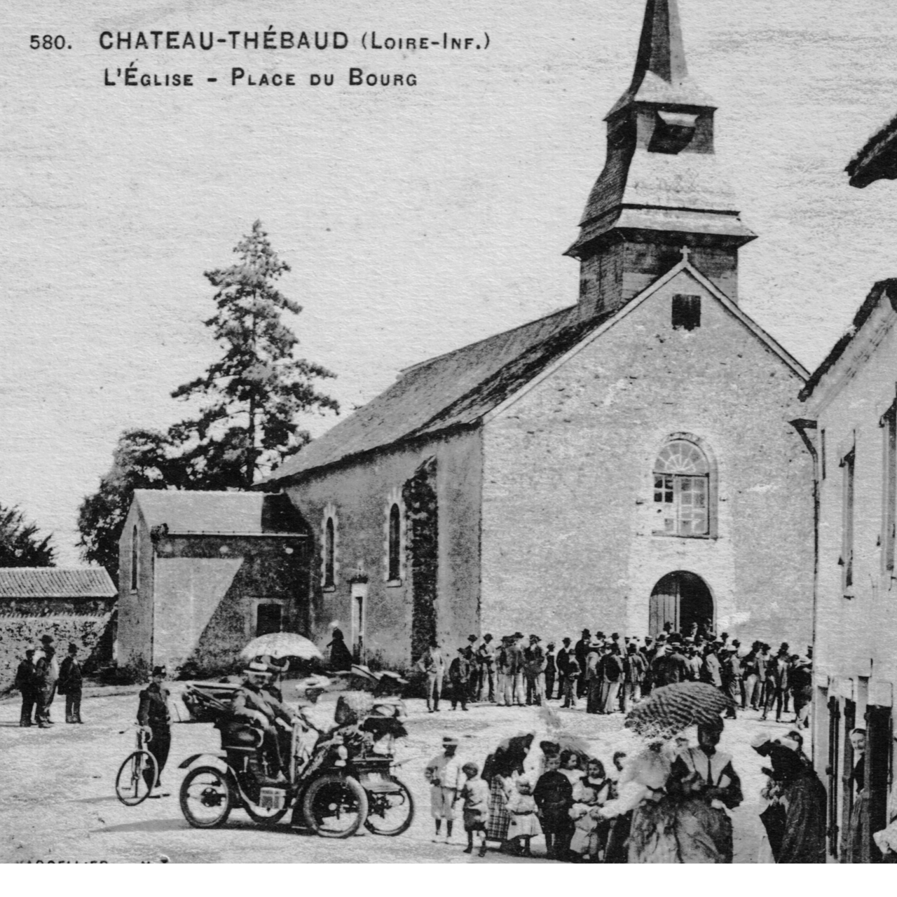 Carte postale de l'église